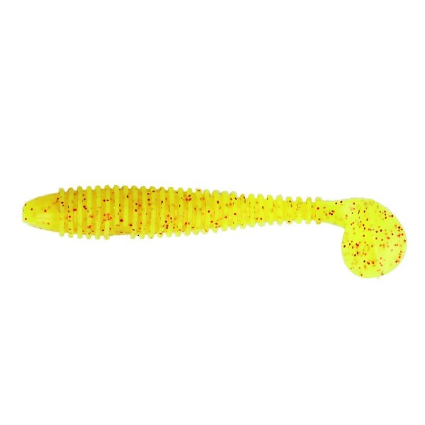 Рибальська силіконова приманка, ZEOX Trigger Fat Tail, довжина 2,7 дюймів, 7шт/уп, колір №006 CRF